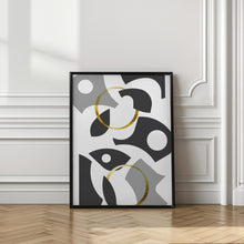 Art Prints of Cut Out Abstract No. 1 | gold