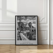 Art Prints of In focus: NUREMBERG Weinstadel, Water Tower, Hangman’s Bridge