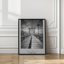 Art Prints of In focus: NEW YORK CITY Brooklyn Bridge