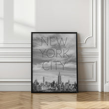 Art Prints of NYC Midtown Manhattan | Text &amp; Skyline