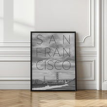 Art Prints of Golden Gate Bridge &amp; Baker Beach | Text &amp; Skyline