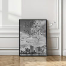 Art Prints of LOWER MANHATTAN and Whitehall Terminal | Text &amp; Skyline