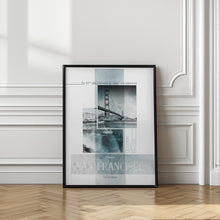 Art Prints of Poster Art SAN FRANCISCO Presidio | turquoise marble