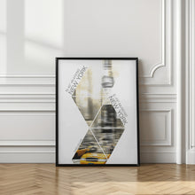 Art Prints of Modern Art TIMES SQUARE Coordinates