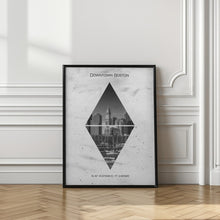 Art Prints of Coordinates BOSTON Downtown