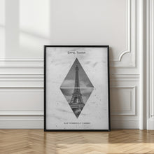 Art Prints of Coordinates PARIS Eiffel Tower