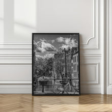 Art Prints of UTRECHT Oudegracht with view in southern direction | Monochrome