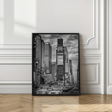 Art Prints of NEW YORK CITY Times Square - Monochrome