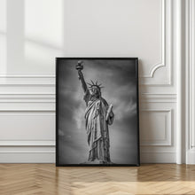 Art Prints of NEW YORK CITY Monochrome Statue of Liberty