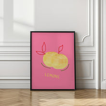 Art Prints of Lemons in Pink