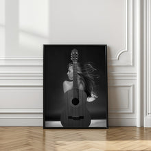 Art Prints of Girl with guitar