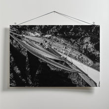 Art Prints of Above the racing ship