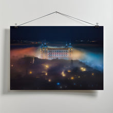 Art Prints of Mystic Foggy Night in Toledo City