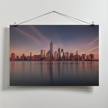 Art Prints of Lower Manhattan at dusk