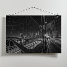 Art Prints of Brooklyn bridge lights