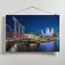 Art Prints of Singapore - Marina Bay Panorama