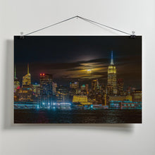 Art Prints of Super Blue Moon 2018, New York City