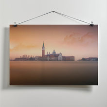 Art Prints of Venice pink sunrise