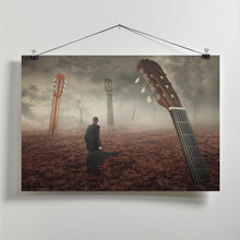 Art Prints of Guitar field