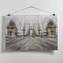 Art Prints of Yellow Tram - Budapest