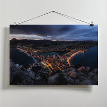 Art Prints of Calp after sunset