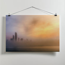 Art Prints of Abu Dhabi Cityscape - Foggy Morning