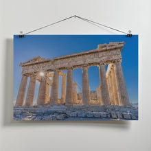 Art Prints of The Acropolis of Athens and Helios (Sun)