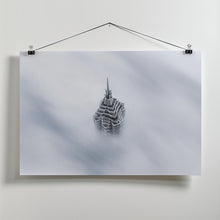 Art Prints of Shanghai Jinmao Tower in Clouds