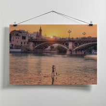 Art Prints of Atardecer en el Guadalquivir