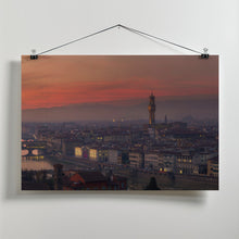 Art Prints of Florencia Sunset skyline