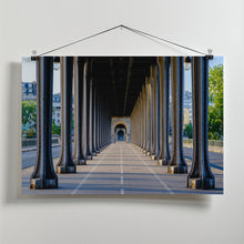 Art Prints of Bir Hakeim bridge perspective Paris