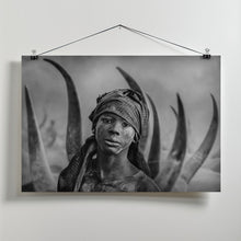 Art Prints of Boy of Mundari, South Sudan