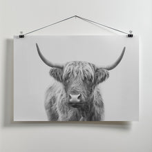 Canvas Art Print Highland Bull