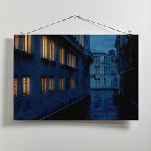 Art Prints of Venice channels by night