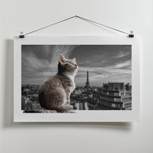 Art Prints of The Eiffel Cat