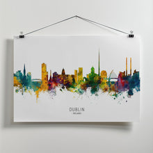 Art Prints of Dublin Ireland Skyline