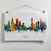 Art Prints of Chicago Illinois Skyline