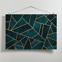 Art Prints of Deep Teal Stone