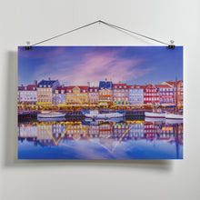 Art Prints of COPENHAGEN Nyhavn Idyllic Evening Impression