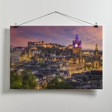 Art Prints of Fantastic sunset in Edinburgh