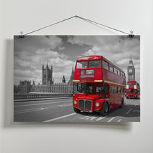 Art Prints of Red Buses in London