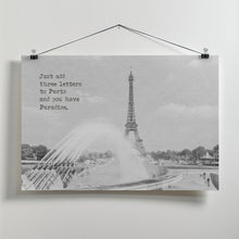 Art Prints of Paradise - Paris Eiffel Tower