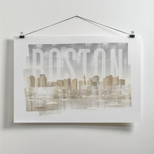 Art Prints of BOSTON Skyline | Vintage