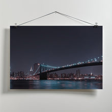 Art Prints of Manhattan Skyline and Brooklyn Bridge