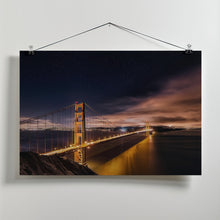 Art Prints of Golden Gate to Stars