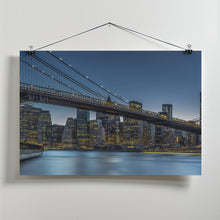 Art Prints of New York - Blue Hour over Manhattan