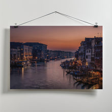 Art Prints of Venice Grand Canal at Sunset