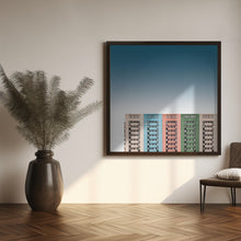 Art Prints of Colored buildings