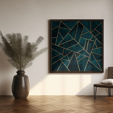 Art Prints of Deep Teal Stone