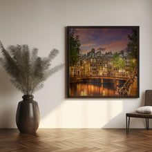 Art Prints of AMSTERDAM Idyllic impression from Singel